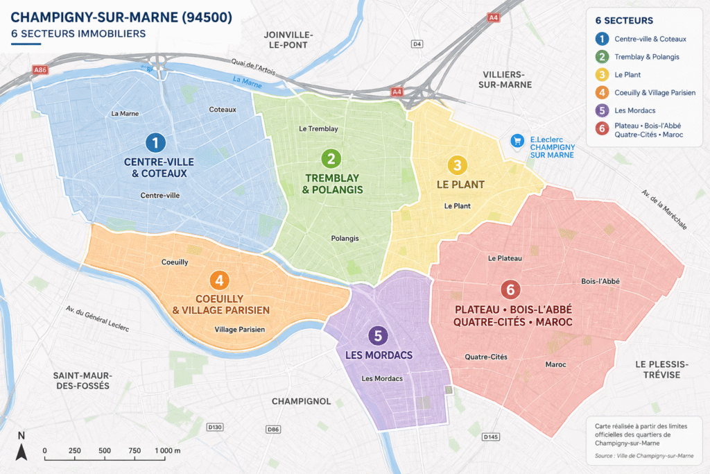 carte Champigny-sur-Marne